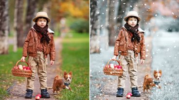 কিভাবে একটা ছবির ওপর snow effect আনা যায়। Photoshop Tutorial