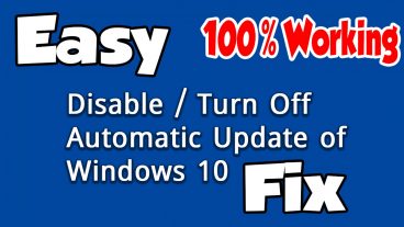 উইন্ডোজ 8/8.1/১০ এর অটোম্যাটিক আপডেট বন্ধ করার উপায় !!!
