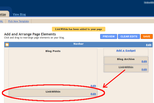 আপনার ব্লগ এ যুক্ত করুন linkwithin এর একটি গেজেড ( ব্লগার টিটোরিয়াল ১)