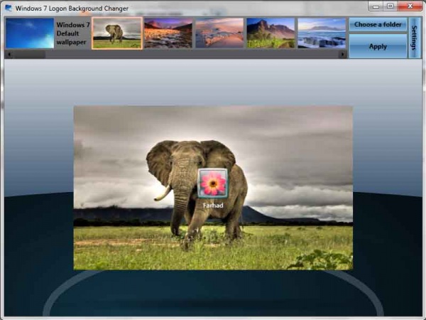 Windows এর লগ অন অফ এর Background Changer