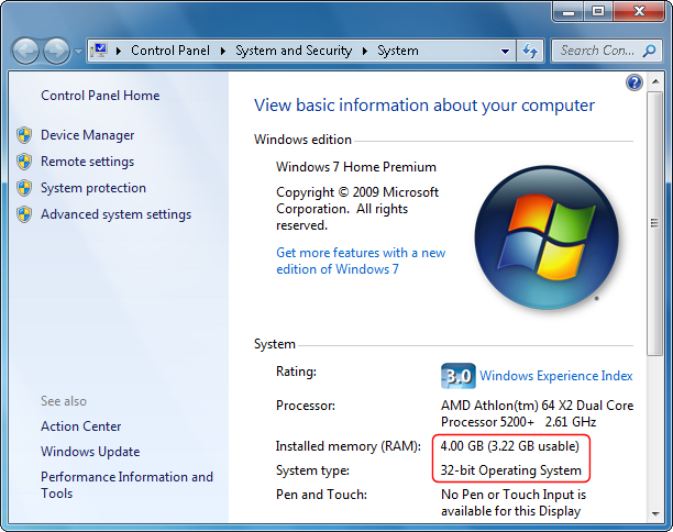 এবার উইন্ডোজ সেভেন 32bit এ 4GB RAM এর সবটুকু ব্যবহার করুন!