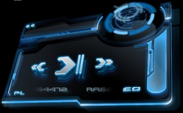 ফাটাফাটি ফাটাফাটি, সুন্দর একটি হালকা নীল কাচের স্কিনের অডিও প্লেয়ার নিয়ে নিন।