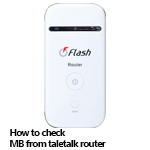 টেলিটক রাউটার না খুলে মেগাবাইট চেক করার উপায়।