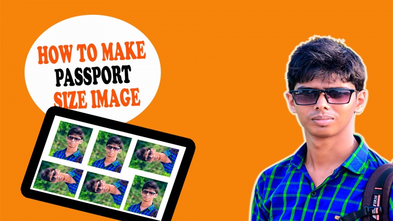 খুব সহজে কি করে ফটোশপ দিয়ে passport size image ছবি বানাবেন। (ভিডিও টিউটোরিয়াল সহ)