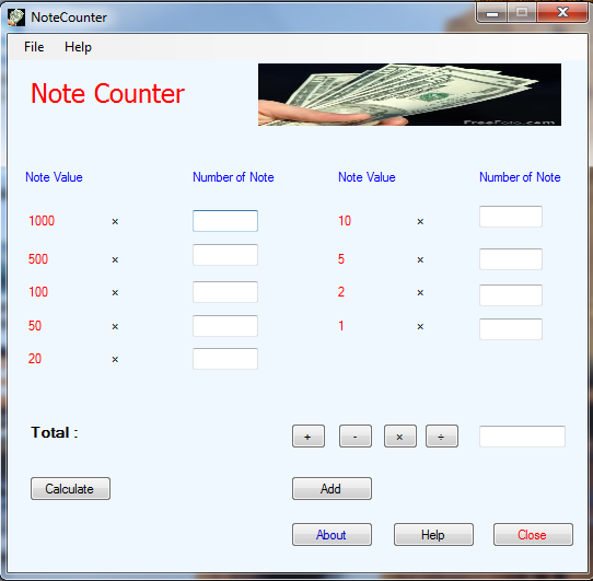 noteCounter একটা কাজের সফটওয়ার- ডাউনলোড লিংকসহ !