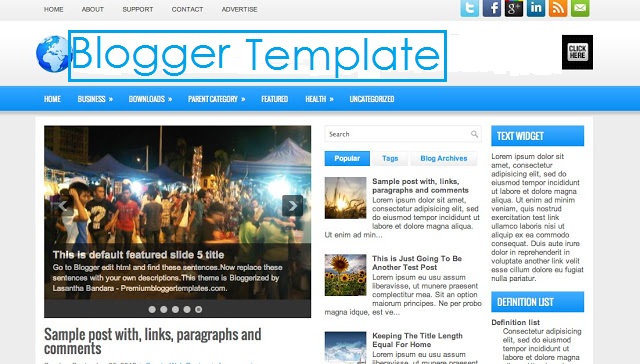 blogger template