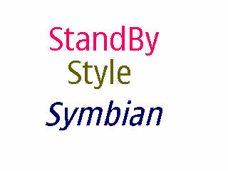 আপনার symbian ফোন কে দিন নতুন useful রূপ।(StandBy Style)