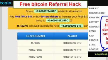 বিটকয়েন সাইটে রেফার hack করে unlimited btc earning করার মুখ্যম পদ্বতি।