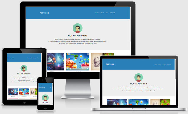 ব্লগস্পট টেমপ্লেট রাজ্য[পর্ব-৪]:: পোর্টফোলিও টেমপ্লেট ফোলিও কার্ড