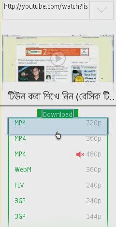 আপনার পছন্দের ভিডিও ফরম্যাটটি নির্বাচন করুন