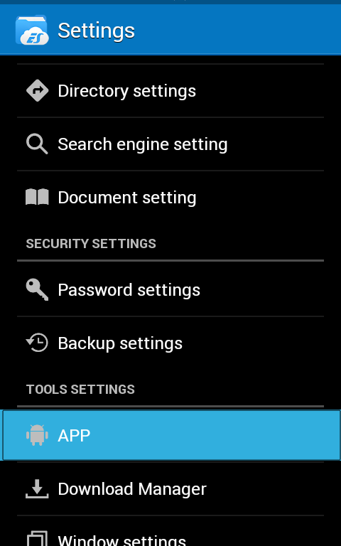Apps অপশনটি সিলেক্ট করুন