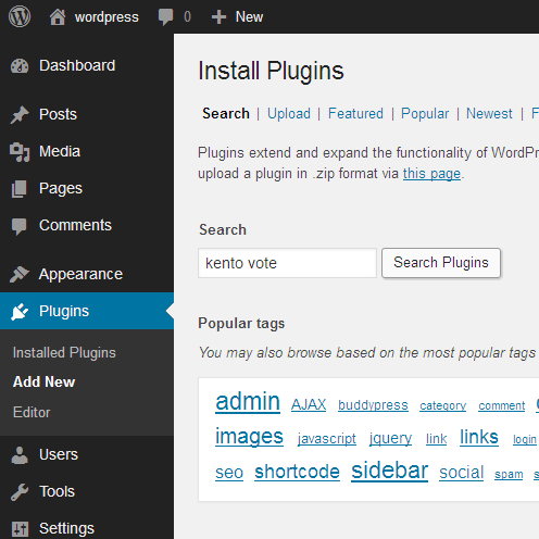 vote plugin wordpress