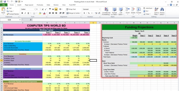 এক্সেলে ভাসমান সামারি রিপোর্ট তৈরি করুন VBA কোড ব্যবহার করে