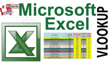 এক্সেলে vlookup করে অন্য সীট বা ফাইলের ডাটা যুক্ত করে performance বের করুন