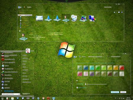 windows 7 FULL GLASS THEME!!!! চমৎকার……।