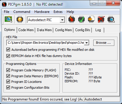 Pic Project আপনাদের কে আমি শিখাব কিভাবে Pic Programming দিতে হয়