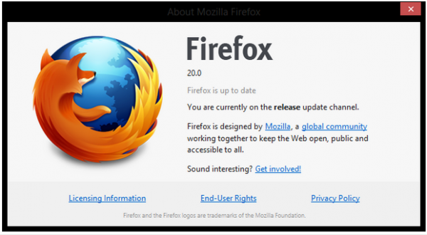 ফায়ারফক্স ২০.০ (Firefox 20.0) যা কিছু নতুন