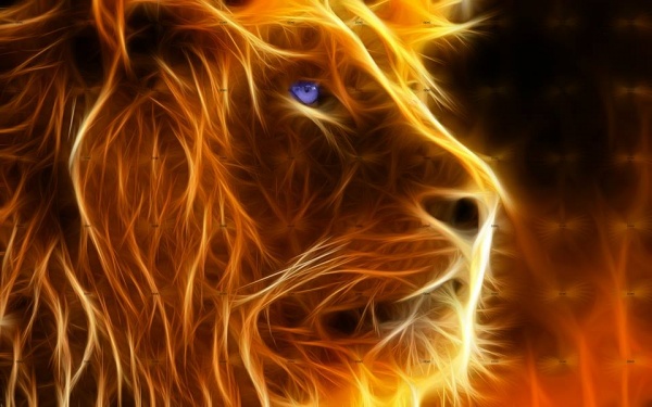 একটুখানি ফটোশপ – দুই মিনিট রেসিপি [পর্ব-০১] :: আগুনে ছোয়া সিংহ!