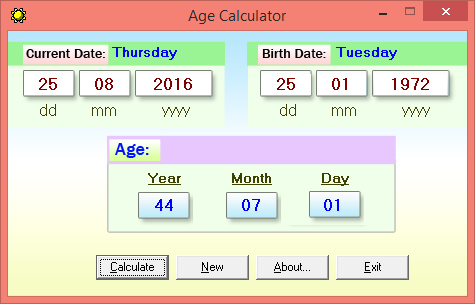 Age Calculator
