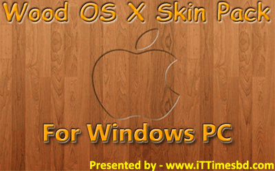 Wood OS X – উইন্ডোজ পিসির জন্য অসাধারণ একটি স্কিনপ্যাক [ফ্রি]