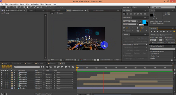 আফটার ইফেক্টস টিউটোরিয়াল [পর্ব-১৪] :: আলোকবাজি তৈরী