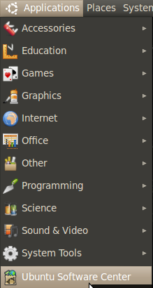 Application Menu