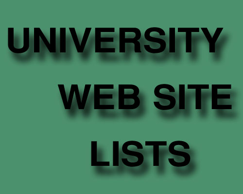 বাংলাদেশের ইউনিভার্সিটি সমূহের ওয়েব ঠিকানা