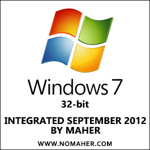 মাইক্রোসফট উইন্ডোজ 7 আলটিমেট SP1 (x86) ইন্টিগ্রেটেড সেপ্টেম্বর 2012