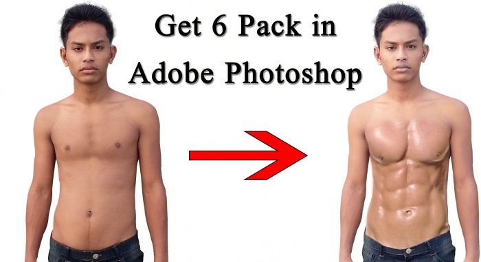 Get-6-Pack-in-Adobe-Photoshop-Tutorial