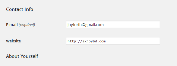 ওয়ার্ডপ্রেস কাষ্টমাইজেশন [পর্ব-৩] :: ওয়ার্ডপ্রেস সাইটে ইউজার প্রোফাইল থেকে ডিফল্ট Contact field রিমুভ করবেন যেভাবে।