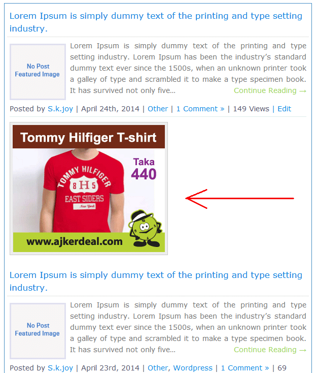 ওয়ার্ডপ্রেস কাষ্টমাইজেশন [পর্ব-১0] :: ওয়ার্ডপ্রেস সাইটে হোমপেজে নির্দিষ্ট সংখ্যক পোষ্টের পর অ্যাড যুক্ত করবেন যেভাবে।
