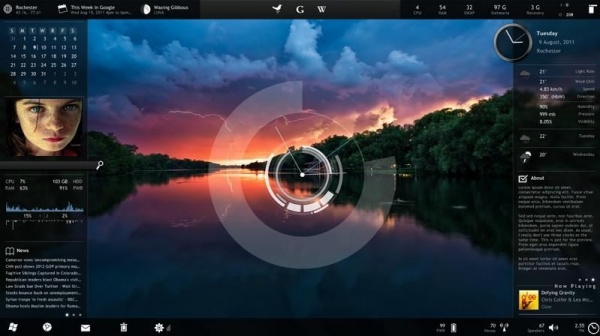 Desktop সাজাতে সুন্দর একটি অপেন সোর্স গেজেট(আপডেট)