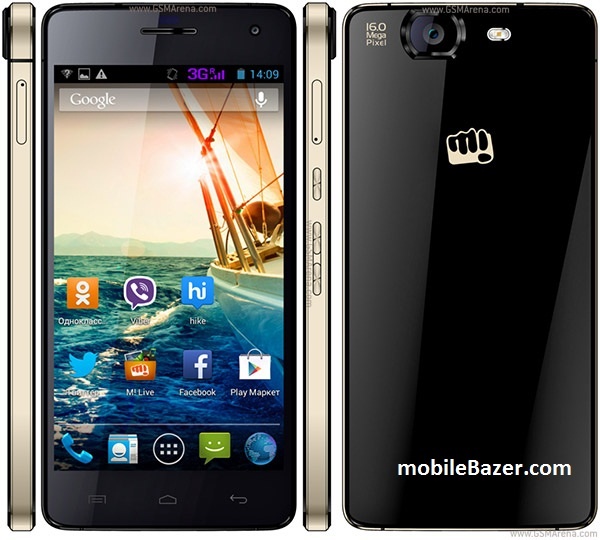 মাইক্রোম্যাক্সের নতুন ফোন ক্যানভাস নাইট সাথে ১৬ মেগা পিক্সেল এর ক্যামেরা ও ২ গিগা র‍্যাম