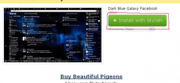 বদলে ফেলুন facebook ডিফল্ট থিম