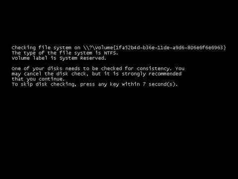 উইন্ডোজ স্টার্টআপের সময় বিরক্তিকর ডিস্ক চেকিং বন্ধ করে দিন খুব সহজে আর কম্পিউটার অপেন করুন আরও দ্রুত