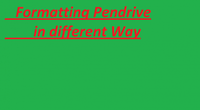 কিভাবে write protected পেন্ড্রাইভ ফরমেট করবেন।