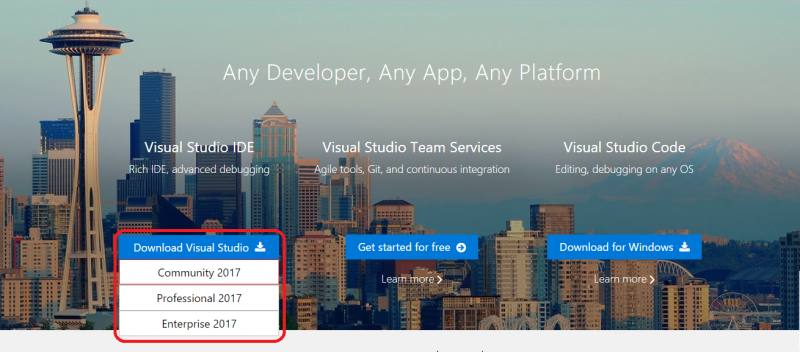 ডাউনলোড ভিসুয়াল স্টুডিও ২০১৭