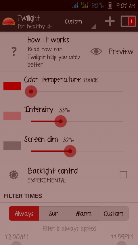 আপনার Android Mobile এর Screen কে চোখের জন্য সহনীয় করে তুলুন আর অনেক সময় ধরে Mobile চালান [আমার ধারনা এই apps টা সকল Android গ্রাহক দের প্রয়োজন]