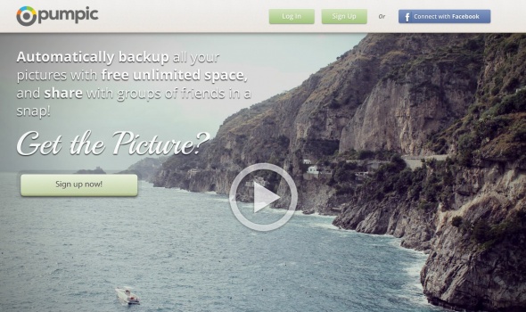 pumpic.com একটি মুক্ত ফটো শেয়ারিং এবং ব্যাকআপ সমাধান