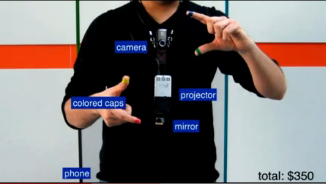 রোমাঞ্চকর SixthSense technology সম্ভাবনাময়তার একটি ভিডিও চিত্র দেখুন