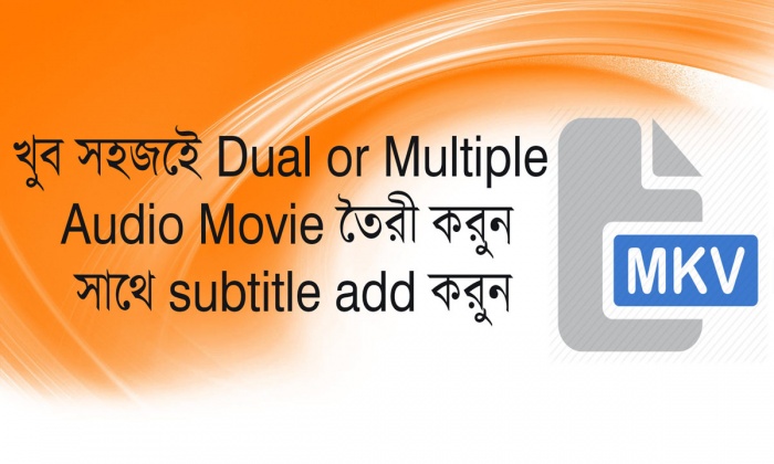 খুব সহজেই Dual or Multiple Audio Movie তৈরী করুন সাথে subtitle add করুন।