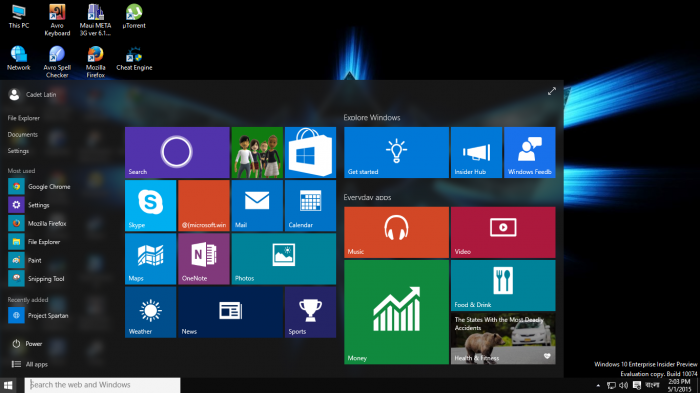 Project Spartan নতুন যুগের নতুন ব্রাউসার