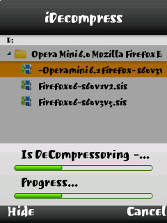 এবার আপনার symbian মোবাইল এ used  করুন rar এবং zip ফাইল rar manager দিয়ে