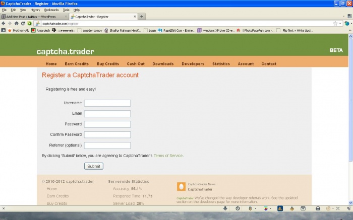 আয় রোজগার: Capcha entry কাজ করুন বিড ছাড়া