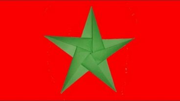 কাগজ দিয়ে বানিয়ে নিন অরিগামী তারা (Star)