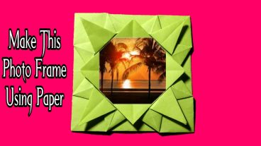 কাগজ দিয়ে ফটো ফ্রেম বানাবেন যেভাবে