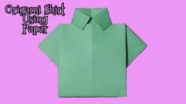 কাগজ দিয়ে অরিগামী জামা বানান সহজেই