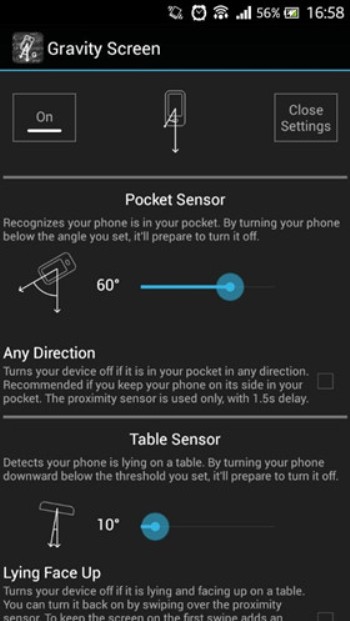ফোনের স্ক্রিন অন অফ করুন পাওয়ার বাটন ছাড়াই