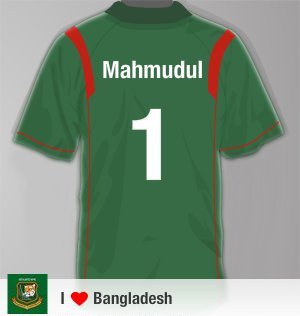 নিজের নামে বাংলাদেশের ক্রিকেট জার্সি বানিয়ে নিন