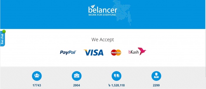 বাংলাদেশী ফ্রিল্যান্সারদের জন্য এসে গেল বিল্যান্সার ডট কম